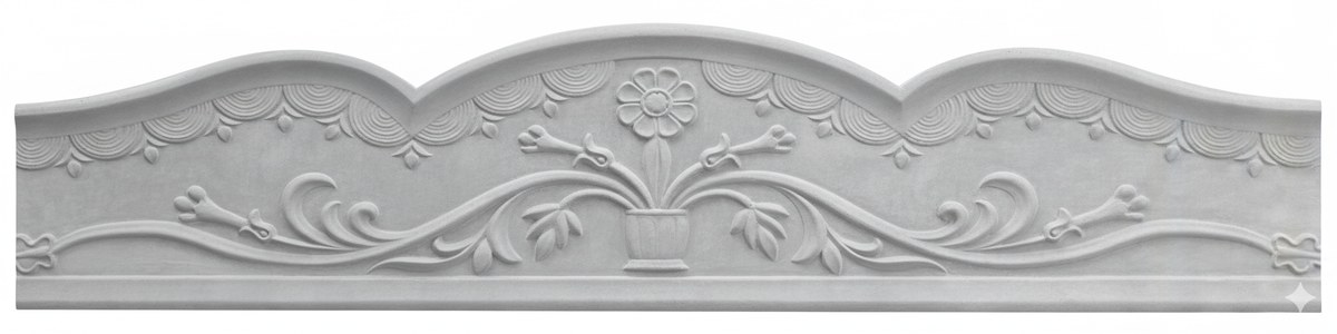 Floral Top precast panel design