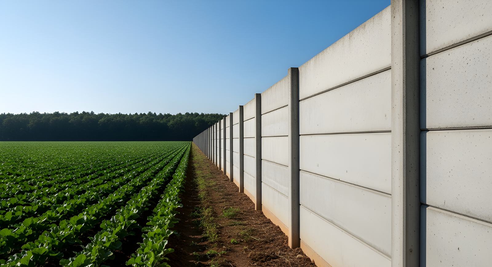 Precast boundary wall